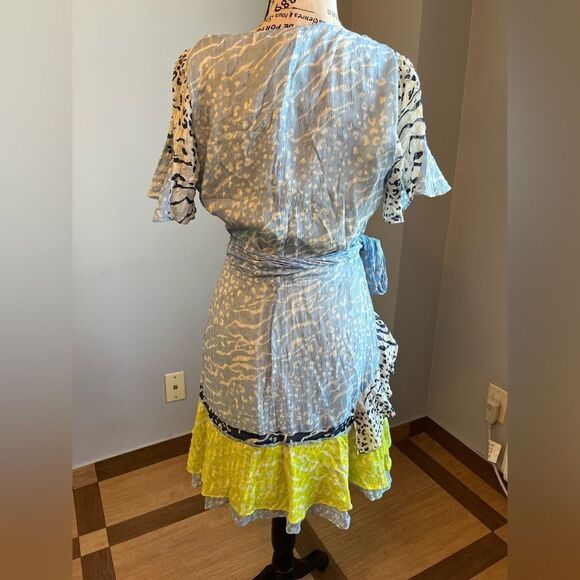 Tanya Taylor Printed Bianka Mini Colorful Dress - Picture 2 of 12